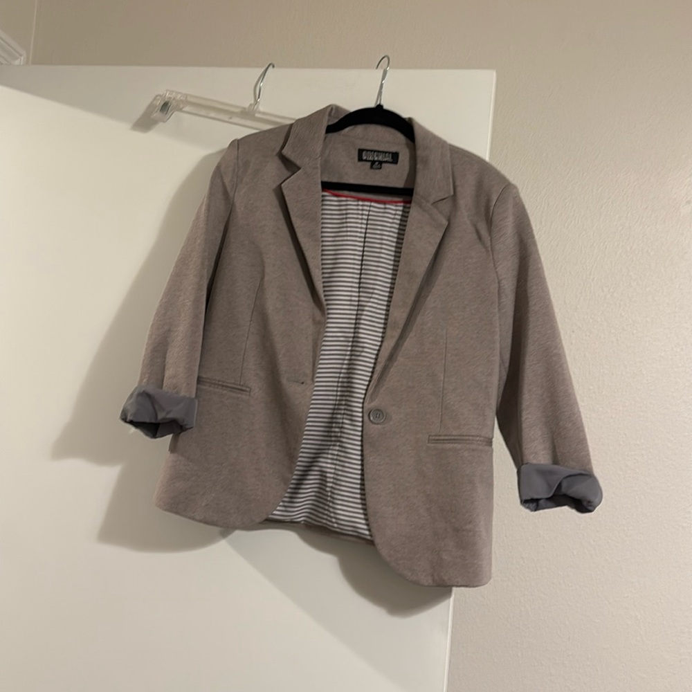 Grey business jacket